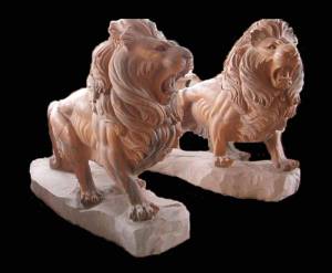 marble Carving, Marble Lion Carvings