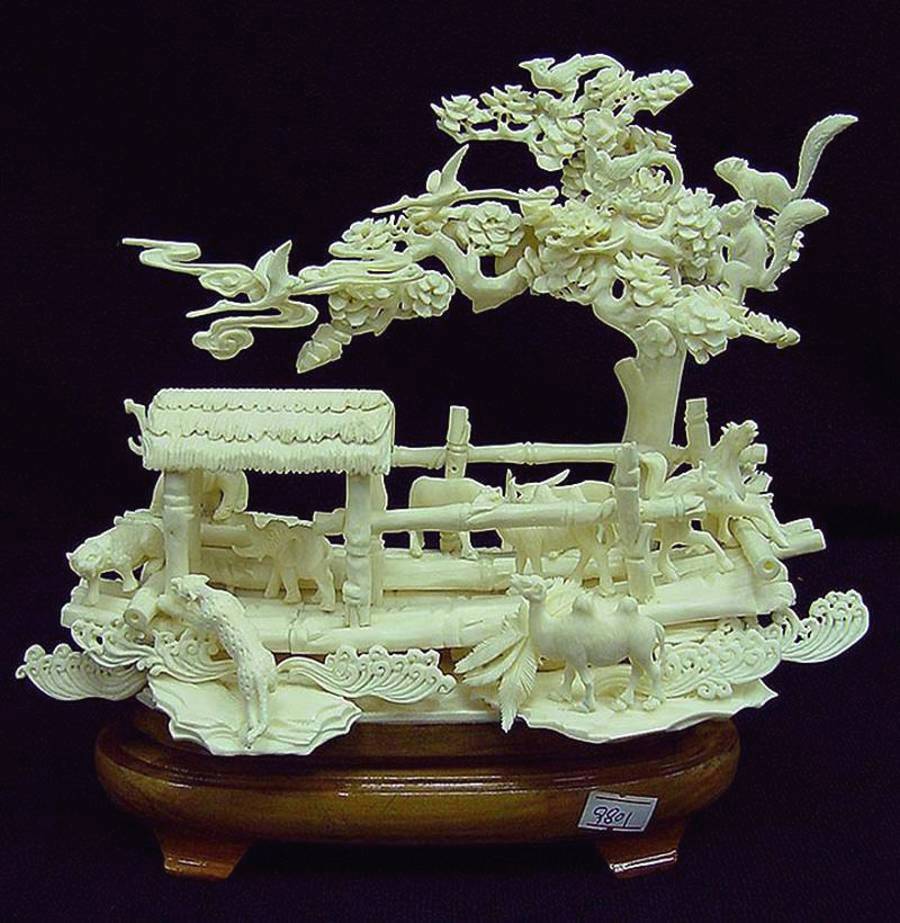 bone carving