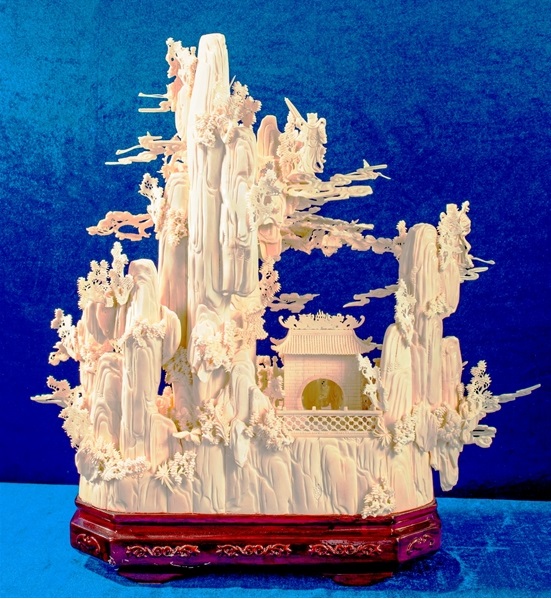 Chinese bone art Sculpture
