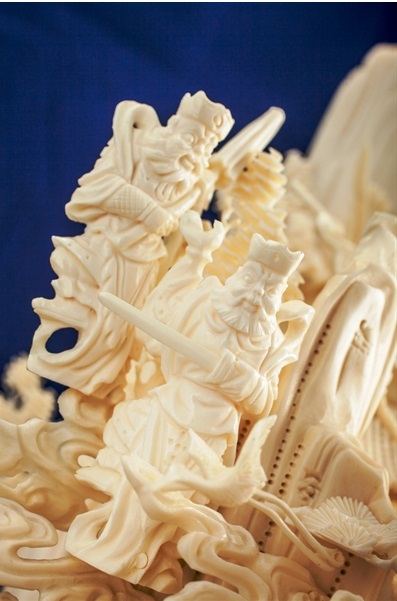 Chinese bone art Sculpture