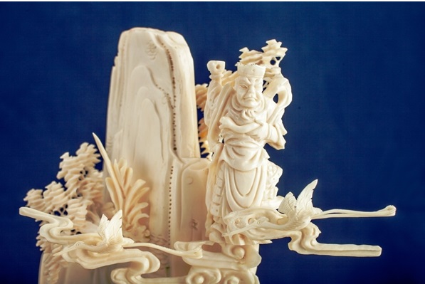 Chinese bone art Sculpture