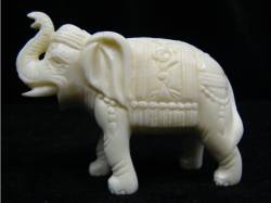 elephant carving