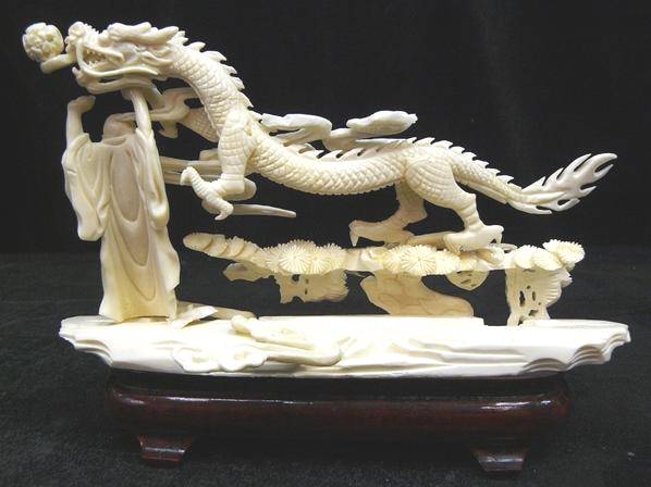 dragon carving