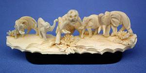 BONE ELEPHANTS JUNGLE (9605)