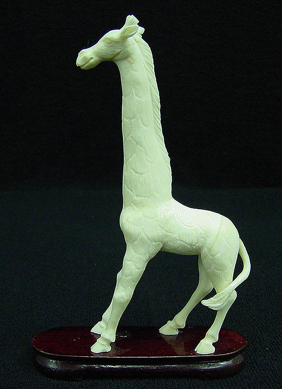 giraffe bone carving