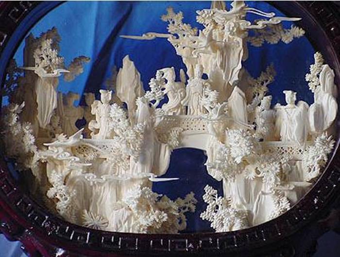 bone carving