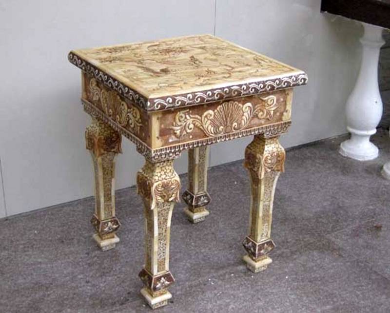 bone Chair carving