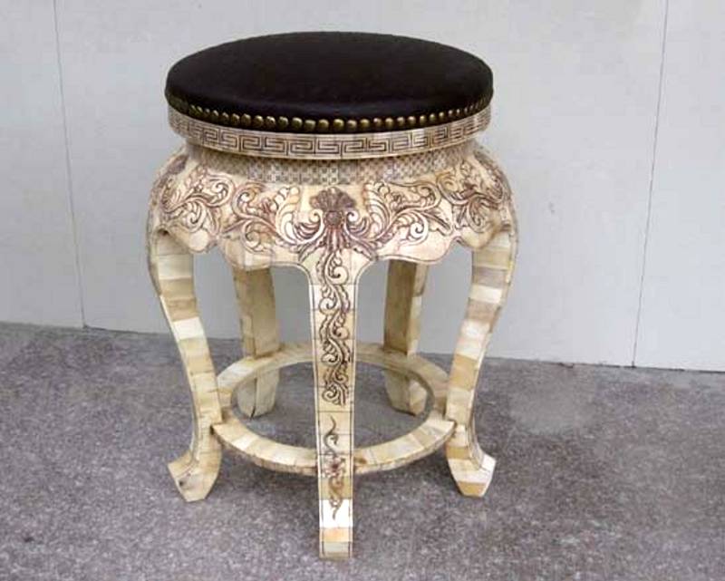 bone Stool carving