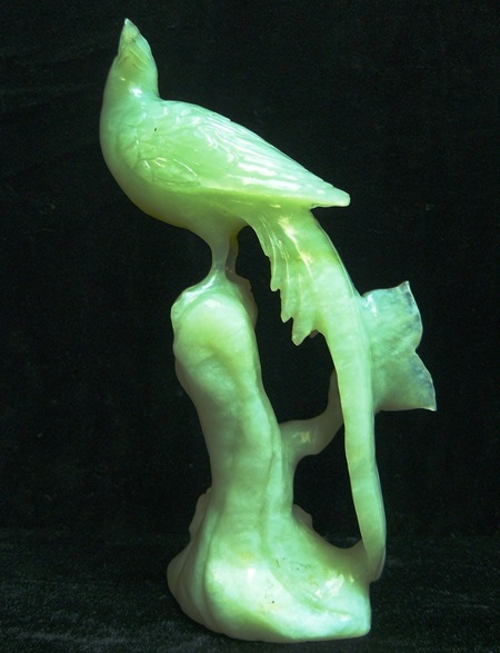Jade Rooster statue