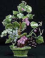 We have a few designs of grapes to choose from. Click on the Grapes to see a larger picture. Also follow the links to many more jade carved items as well as some fantastic bone carvings all from China.