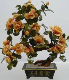Jade Flowers, Price = $129.00 + S/H size approx H. 20 inch x W. 16 inch
