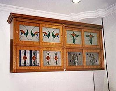 cabinet door art