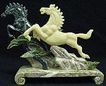 Jade Horse Carving. Item J141, $89.95 + S/H