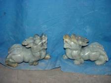 8 inch jade Kylin Carving. $199.99 Ea. + S/H. Very Impressive. Click on the Kylin to see a large picture.