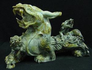 JADEITE ANCIENT CREATURE, KYLIN (LP01) Price = $ 129.99 + S/H