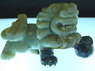 jade Lion Size: Long 10in, Wide: 4in, High: 8.5 in, PRICE  $89.99 + S/H 
