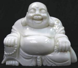 WHITE JADE BUDDHA