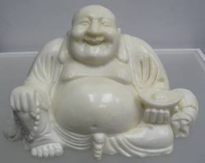 WHITE JADE BUDDHA