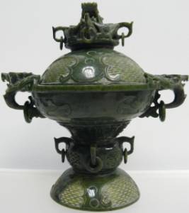 JADE DRAGON insence burner (D27-17A)
Price = $ 599.00 + S/H