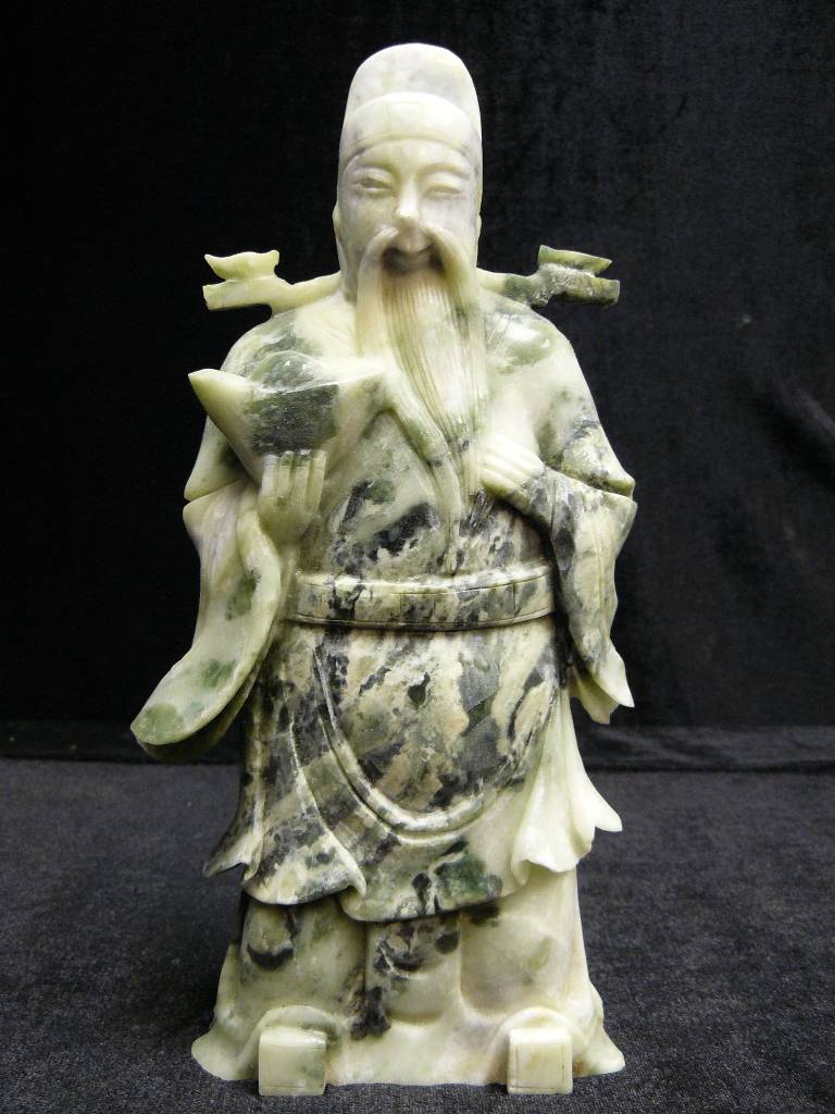 Jade God Of Fortune Statue