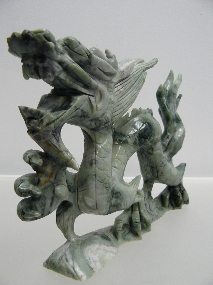 jade dragon carving