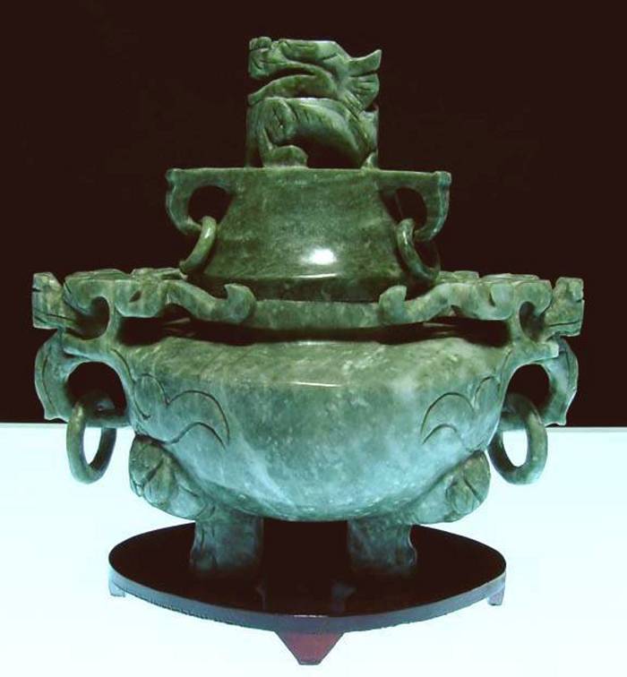 jade dragon carving