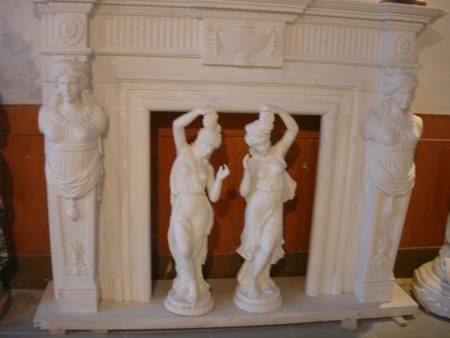 Marble Fireplace Mantle