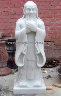 Confucius marble sculpture statuary