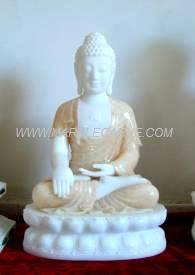 WHITE JADE BUDDHA