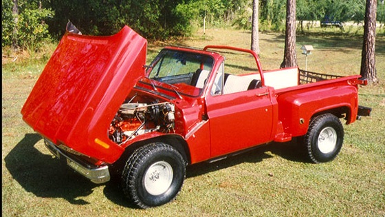 1977 Chevrolet Chevy regular cab chevy Fiberglass truck Body