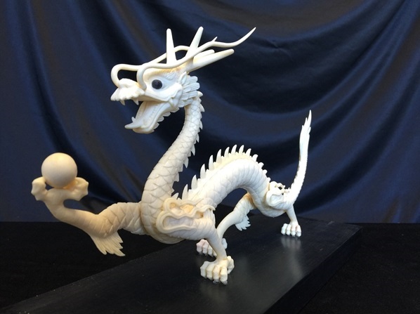bone dragon carving