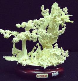 BONE GIRAFFES JUNGLE (9212A4)