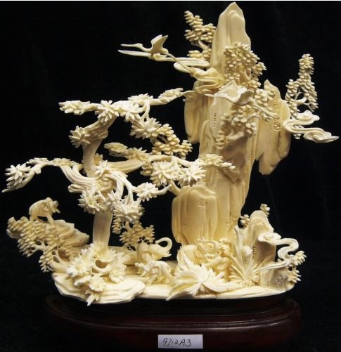 bone art elephant