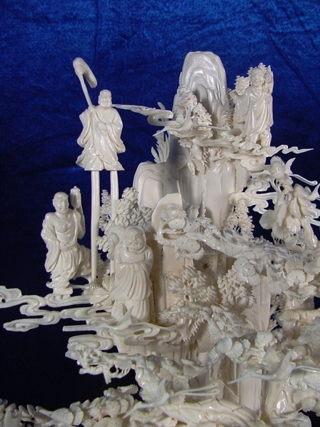 Chinese bone art Sculpture