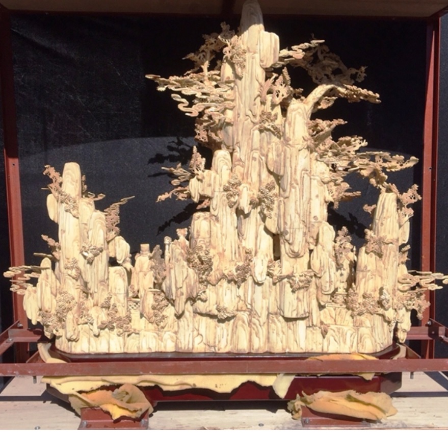 Chinese bone art Sculpture