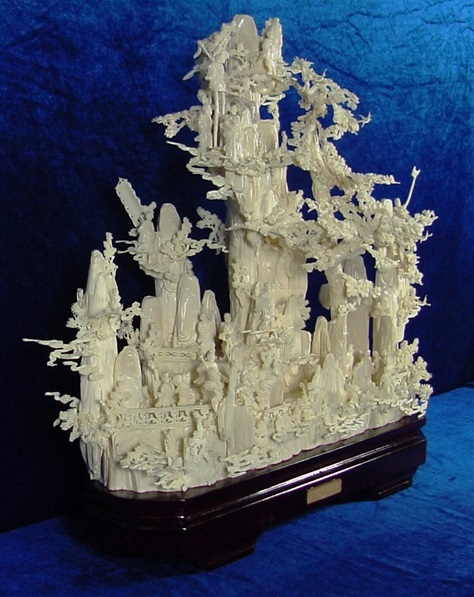 Chinese bone art Sculpture