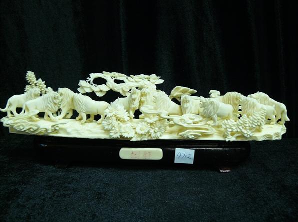 bone lions art