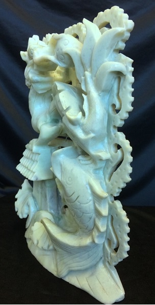 jade dragon statue