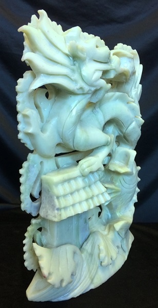 jade dragon statue
