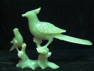 Jade Rooster figurine statue