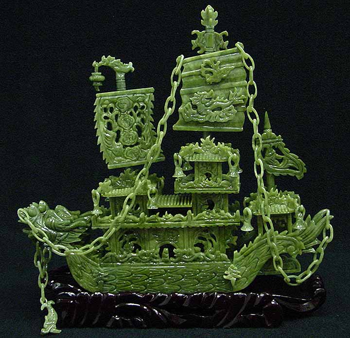 jade boat jade dragon boat