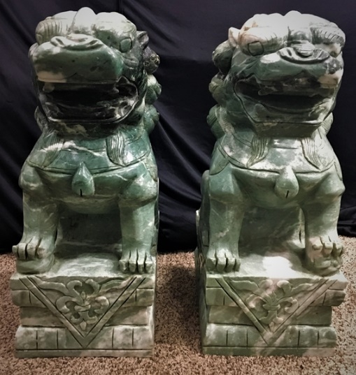 jade foo dogs Statue