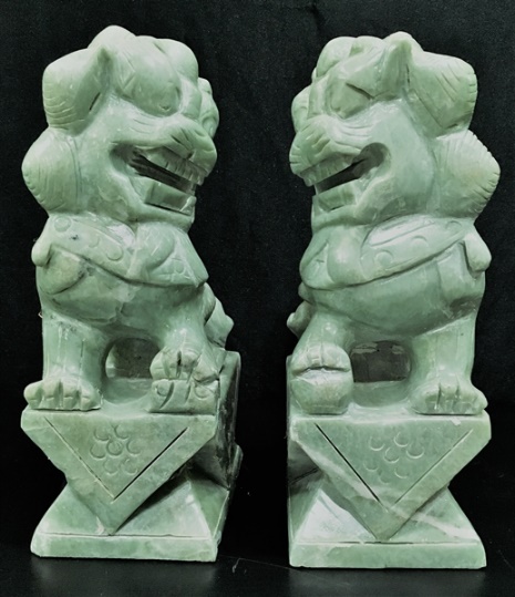 jade foo dogs Statues