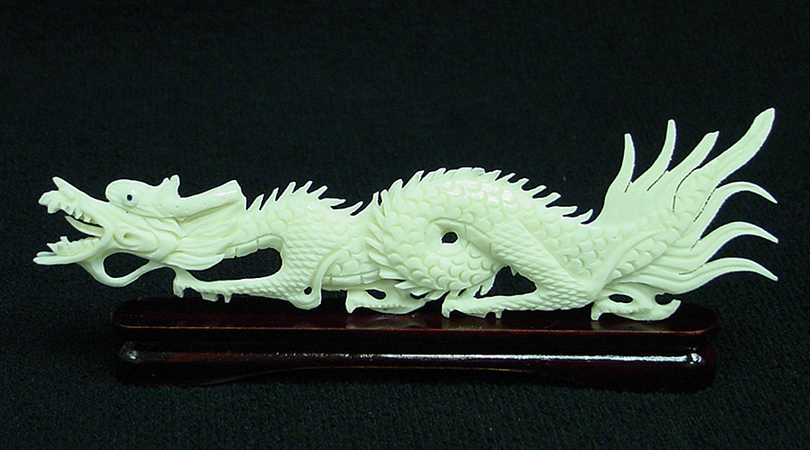 dragon bone carving dragons