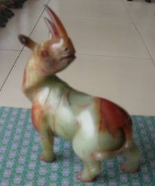 Jade Rhino Jade Rhinoceros Carving Jade Rhino