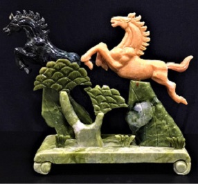 Jade Horse JADE HORSES 2 HORSE