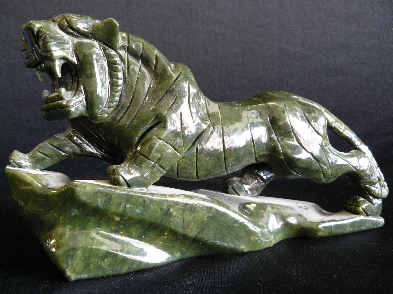 jade Tiger Carving
