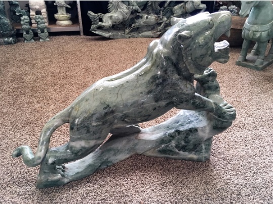jade Tiger Carving