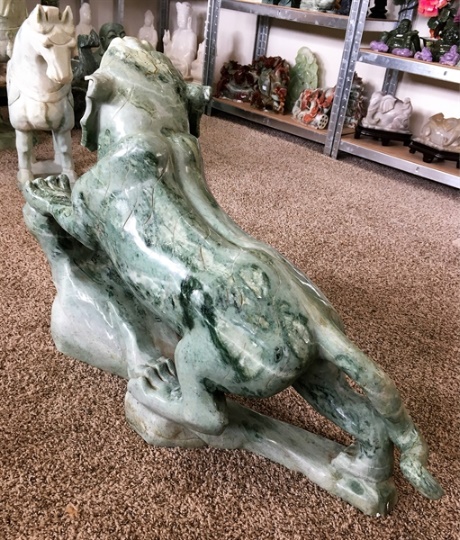 jade Tiger Carving