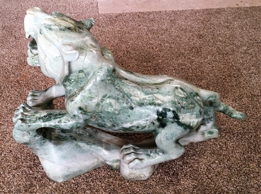 jade Tiger Carving
